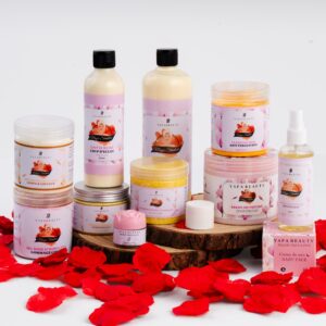 Gamme complete visage et corps ( 12 produits avec lait petit modele)